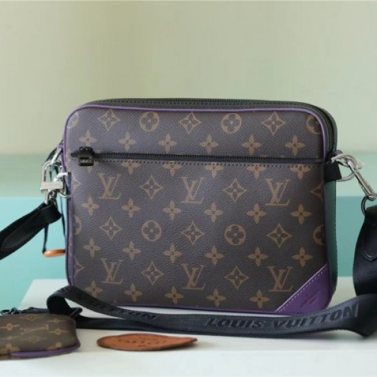 Louis Vuitton m46266 men's three-piece messenger bag small handbag