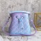 Louis Vuitton m46174 blue full leather bucket bag