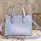 Louis Vuitton m46067 blue onthego small tote