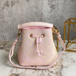 Louis Vuitton m46174 pink néonoébb bucket bag