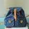 Louis Vuitton m44460 small denim backpack