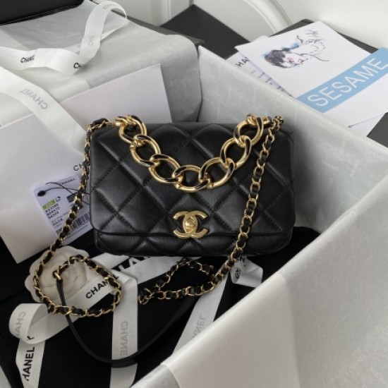 Chanel as3366 classic rhombus flap bag