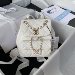 Chanel as2908 sheepskin duma backpack