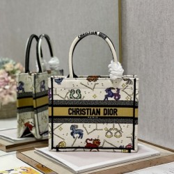 Dior twelve color constellation white mini book tote