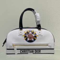 Dior m6209ofox bowling handbag