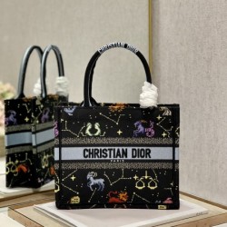 Dior twelve constellation black mini book tote