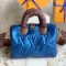 Louis Vuitton m20973 blue down feather pillow bag speedy series