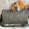 Louis Vuitton m21536 green full leather travel bag series keepall bandouli ère