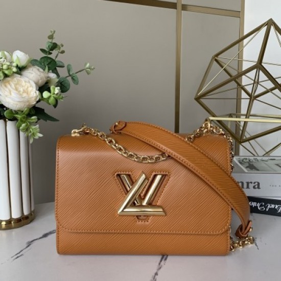 Louis Vuitton m59686 twist chain bag flap bag epi grained leather