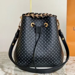 Louis Vuitton black neonoébb bucket bag