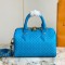 Louis Vuitton blue speedy 20 handbag