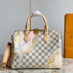 Louis Vuitton bold nautical print speedy bandouli ère 25 handbag