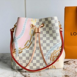 Louis Vuitton damier azur canvas néonoé mm bucket bag