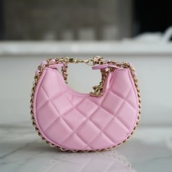 Chanel 23P New Style Pink Hobo Bag