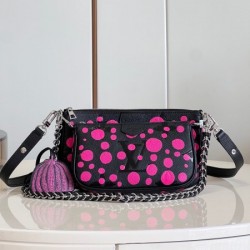 Louis Vuitton M46421 Black/Fuchsia Lv X Yk Multi Pochette Accessoires