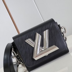 Louis Vuitton M22296 Black Twist Lock Xl Handbag