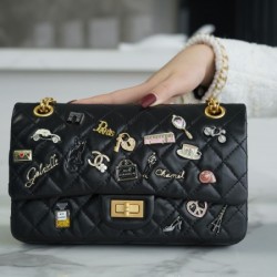 Chanel Limited Edition Badge 2.55 Handbag