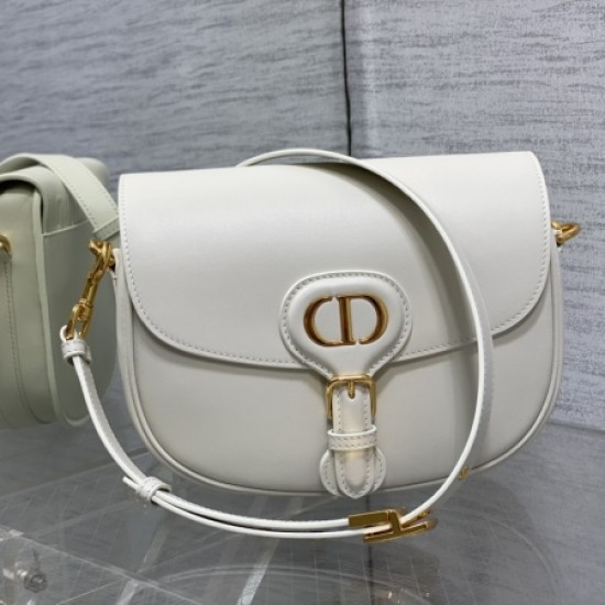 Dior M9319UMOL White Medium Dior Bobby Bag