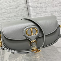 Dior M9327UMOL Gray Dior Bobby East-West Bag