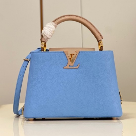 Louis Vuitton M21887 Blue Capucines Bb Handbag