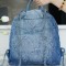 Chanel Denim Blue 23P Double Small Shoulder Back