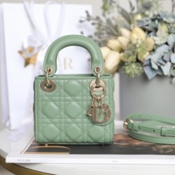 Dior S0856 Green Lady Dior Micro Bag