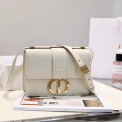 Dior M9203 White Smooth Calfskin 30 Montaigne Bag