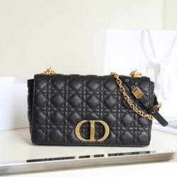 Dior M9243 Black Large Dior Caro Bag