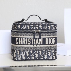 Dior S5480 Dior Oblique Travel Vanity Cosmetic Bag