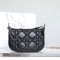 Dior 021 Black Caro Tulip Handbag