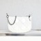 Dior 021 White Caro Tulip Handbag