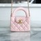 Chanel AS4416 23K Small Pink Kelly Handle Bag