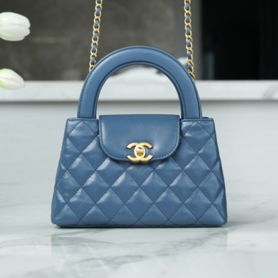 Chanel AS4416 23K Light Blue Large Kelly Handle Bag